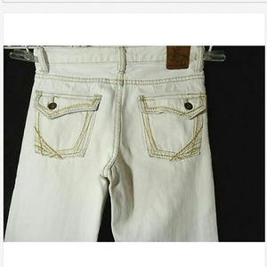 EPIC THREADS Jeans girls 14 x29 Ivory denim pants